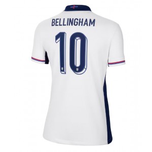 Fotbalové Dres Anglie Jude Bellingham #10 Dámské Domácí Oblečení ME 2024 Krátký Rukáv